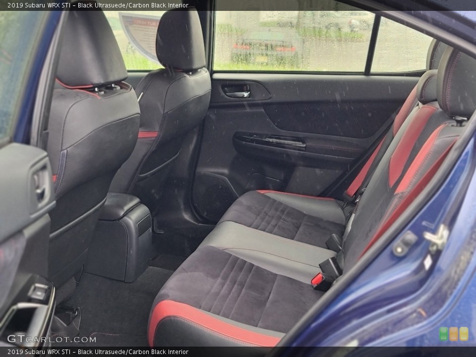 Black Ultrasuede/Carbon Black Interior Rear Seat for the 2019 Subaru WRX STI #144217701