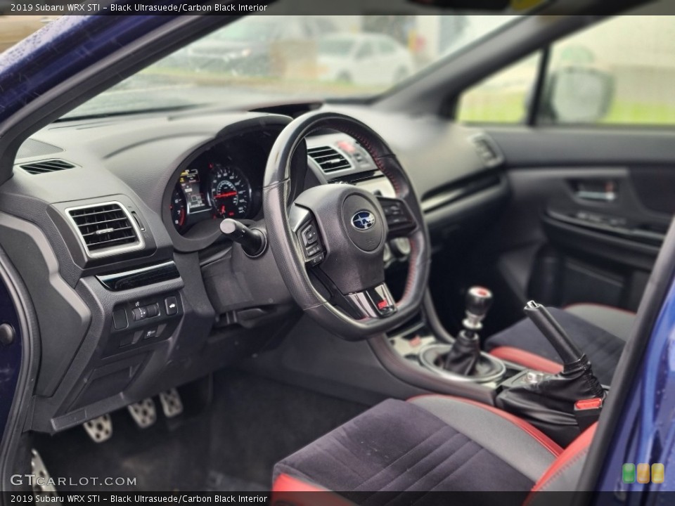 Black Ultrasuede/Carbon Black Interior Front Seat for the 2019 Subaru WRX STI #144217770
