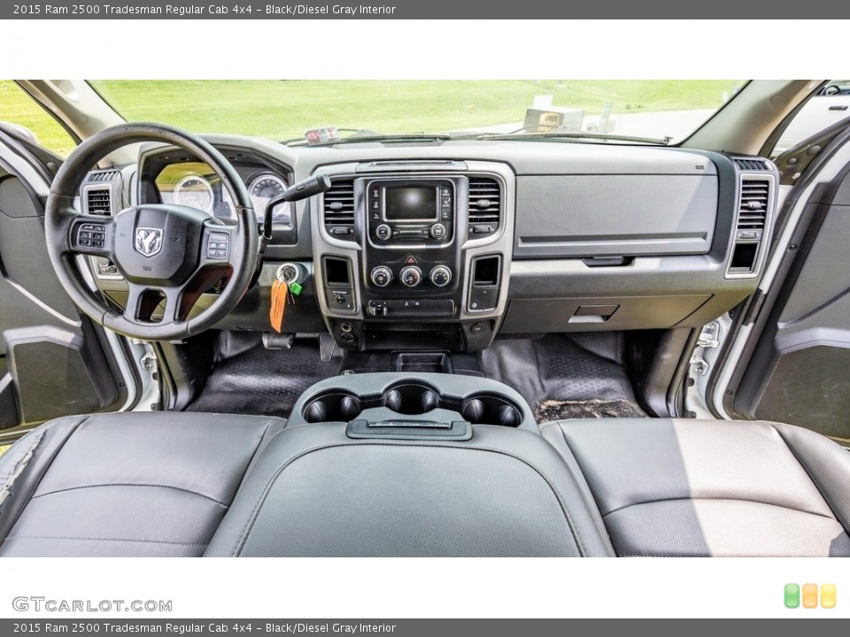 Black/Diesel Gray Interior Photo for the 2015 Ram 2500 Tradesman Regular Cab 4x4 #144218031