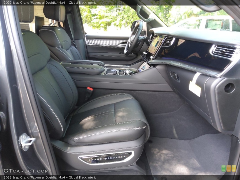 Global Black Interior Front Seat for the 2022 Jeep Grand Wagoneer Obsidian 4x4 #144218118