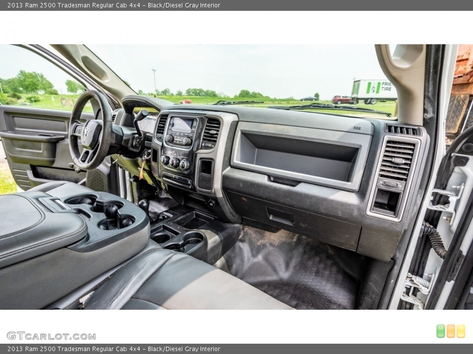 Black/Diesel Gray Interior Dashboard for the 2013 Ram 2500 Tradesman Regular Cab 4x4 #144220194