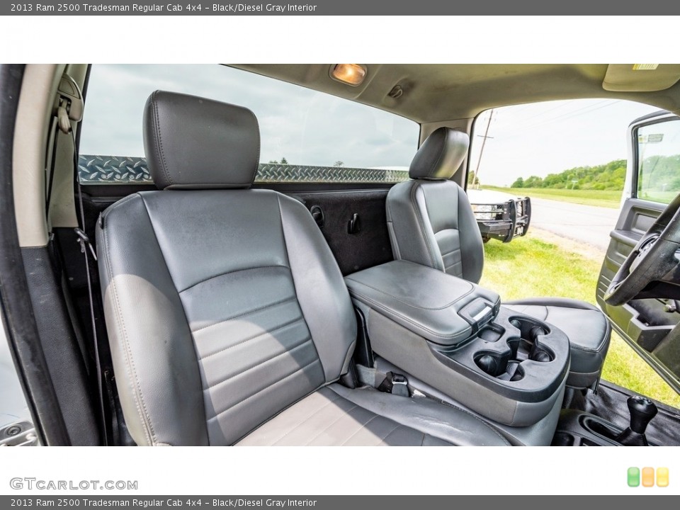 Black/Diesel Gray Interior Front Seat for the 2013 Ram 2500 Tradesman Regular Cab 4x4 #144220245