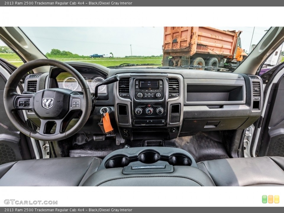 Black/Diesel Gray Interior Dashboard for the 2013 Ram 2500 Tradesman Regular Cab 4x4 #144220266