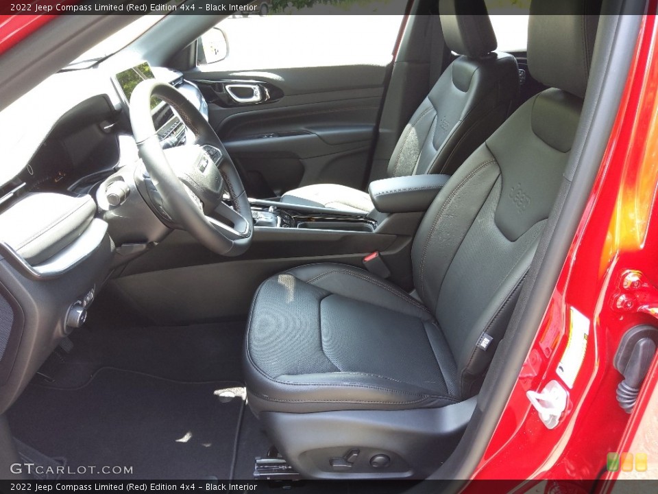 Black Interior Front Seat for the 2022 Jeep Compass Limited (Red) Edition 4x4 #144220380