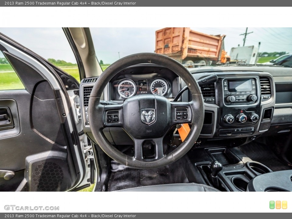 Black/Diesel Gray Interior Dashboard for the 2013 Ram 2500 Tradesman Regular Cab 4x4 #144220491