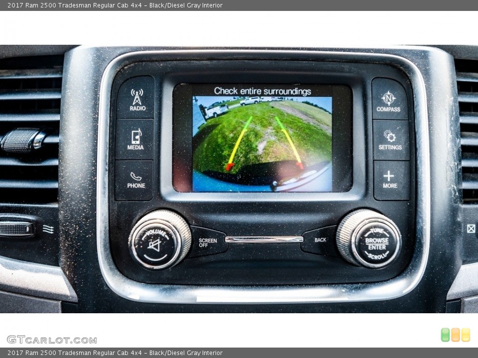 Black/Diesel Gray Interior Controls for the 2017 Ram 2500 Tradesman Regular Cab 4x4 #144221397