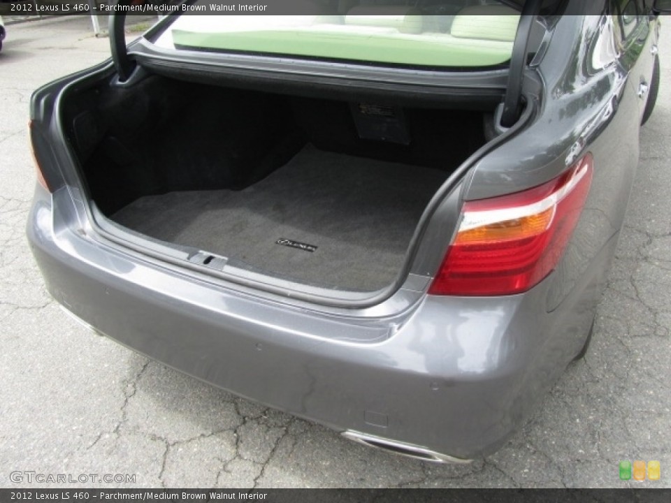 Parchment/Medium Brown Walnut Interior Trunk for the 2012 Lexus LS 460 #144221448