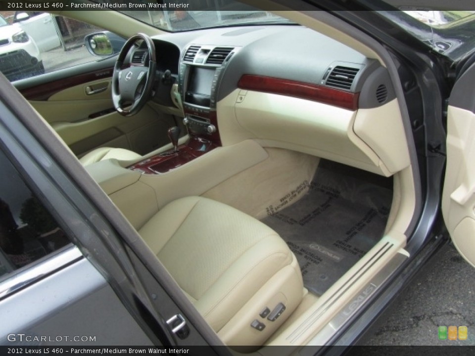 Parchment/Medium Brown Walnut Interior Front Seat for the 2012 Lexus LS 460 #144221463