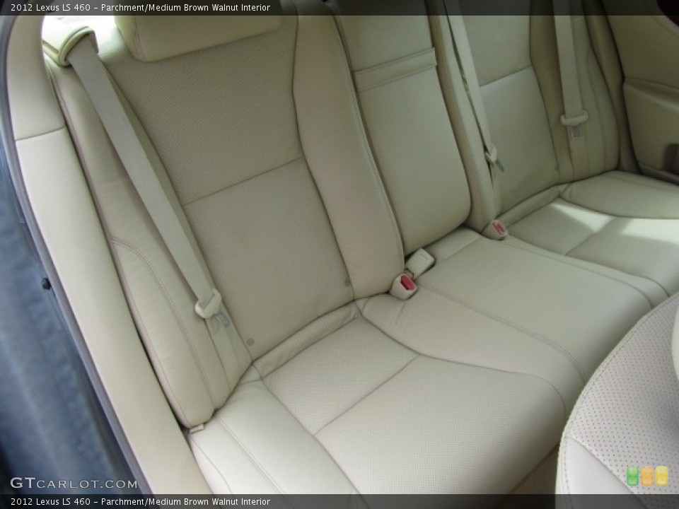 Parchment/Medium Brown Walnut Interior Rear Seat for the 2012 Lexus LS 460 #144221523