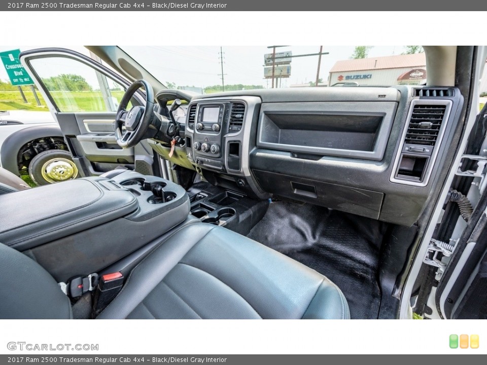 Black/Diesel Gray Interior Dashboard for the 2017 Ram 2500 Tradesman Regular Cab 4x4 #144221568