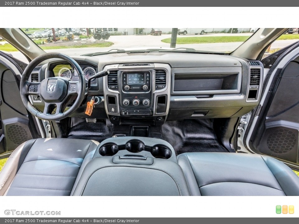 Black/Diesel Gray Interior Photo for the 2017 Ram 2500 Tradesman Regular Cab 4x4 #144221853