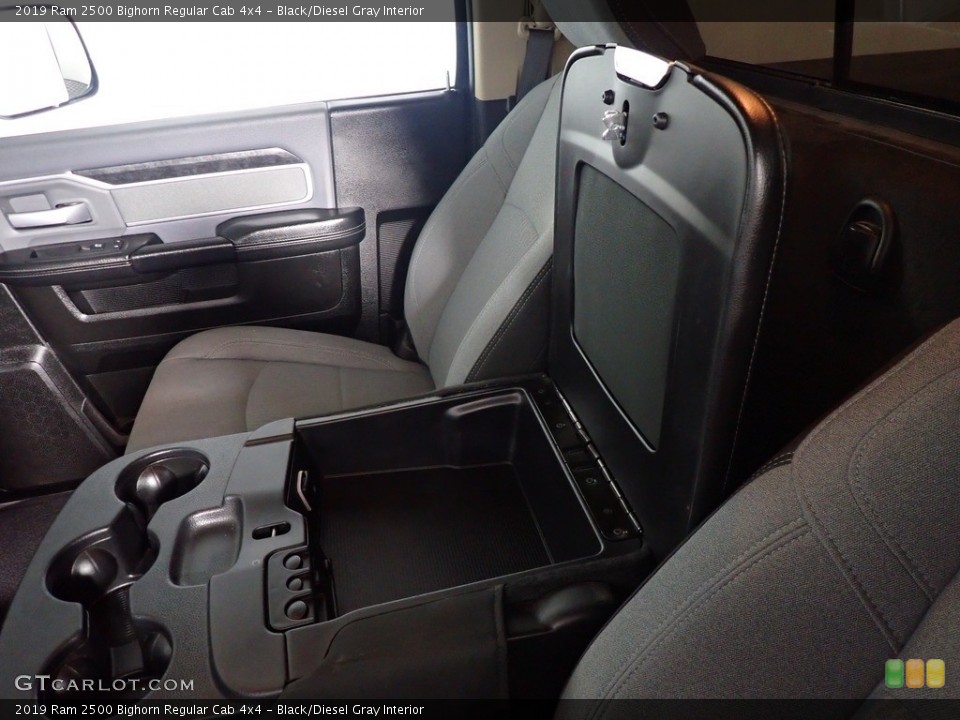 Black/Diesel Gray Interior Front Seat for the 2019 Ram 2500 Bighorn Regular Cab 4x4 #144222063