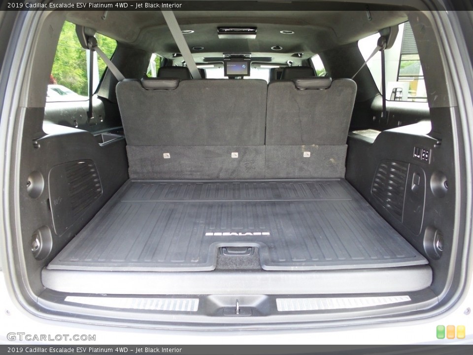 Jet Black Interior Trunk for the 2019 Cadillac Escalade ESV Platinum 4WD #144222762