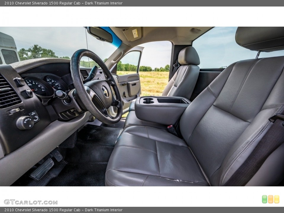 Dark Titanium Interior Front Seat for the 2010 Chevrolet Silverado 1500 Regular Cab #144223803