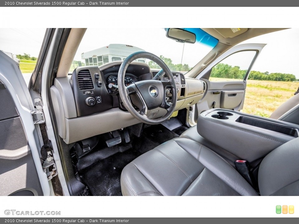 Dark Titanium Interior Photo for the 2010 Chevrolet Silverado 1500 Regular Cab #144223827
