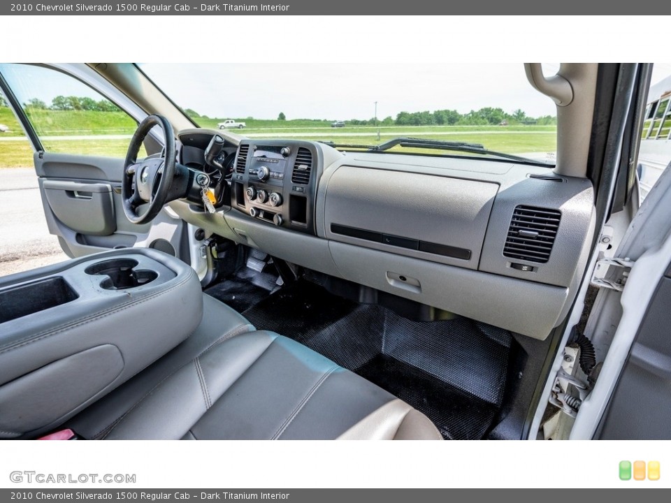 Dark Titanium Interior Dashboard for the 2010 Chevrolet Silverado 1500 Regular Cab #144223884