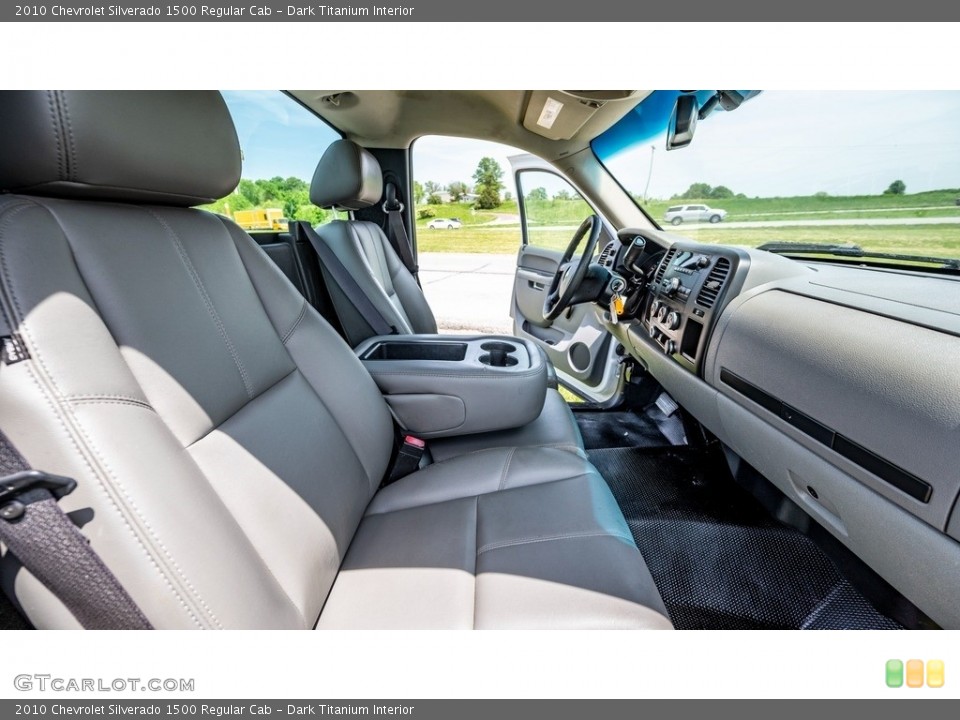 Dark Titanium Interior Front Seat for the 2010 Chevrolet Silverado 1500 Regular Cab #144223908
