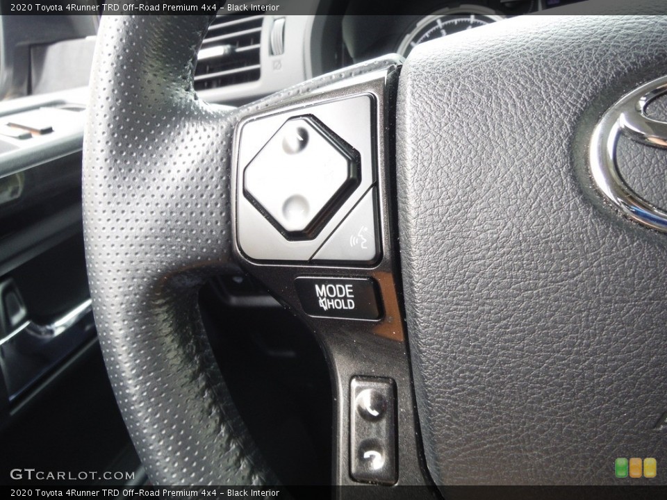 Black Interior Steering Wheel for the 2020 Toyota 4Runner TRD Off-Road Premium 4x4 #144223938