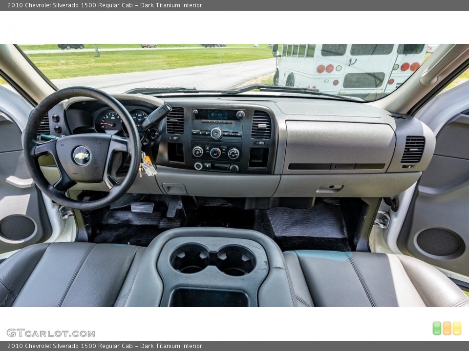 Dark Titanium Interior Dashboard for the 2010 Chevrolet Silverado 1500 Regular Cab #144223950