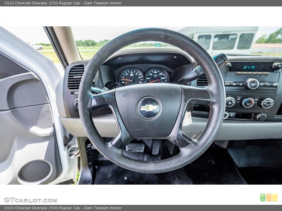 Dark Titanium Interior Steering Wheel for the 2010 Chevrolet Silverado 1500 Regular Cab #144223971