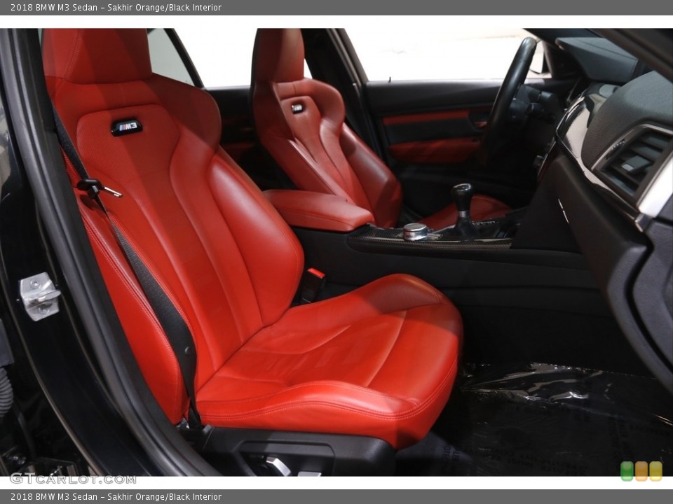 Sakhir Orange/Black 2018 BMW M3 Interiors