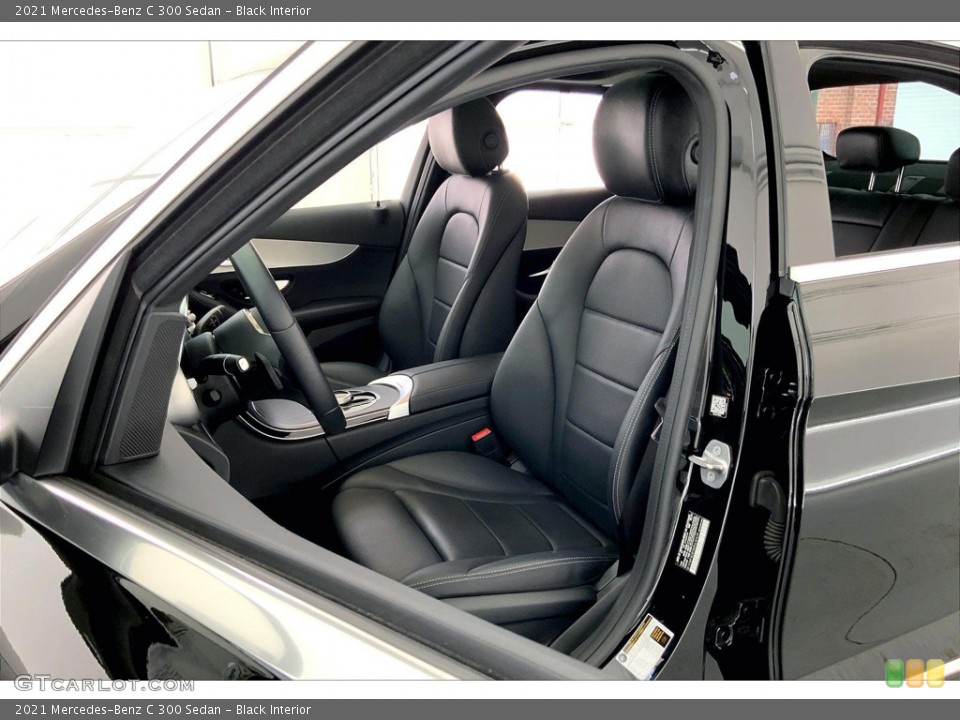 Black Interior Front Seat for the 2021 Mercedes-Benz C 300 Sedan #144225849