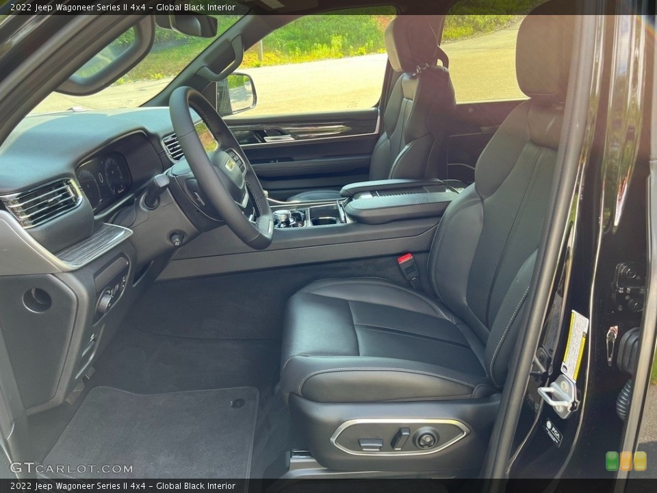 Global Black Interior Front Seat for the 2022 Jeep Wagoneer Series II 4x4 #144226062