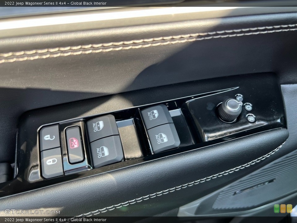 Global Black Interior Controls for the 2022 Jeep Wagoneer Series II 4x4 #144226086