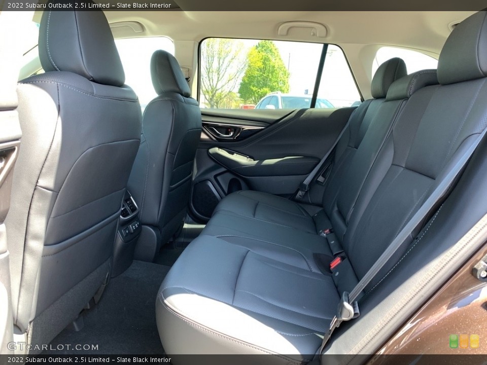 Slate Black Interior Rear Seat for the 2022 Subaru Outback 2.5i Limited #144226695