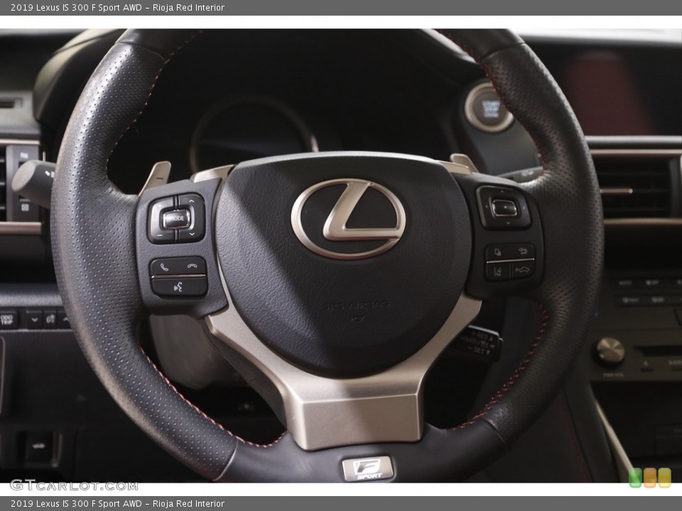 Rioja Red Interior Steering Wheel for the 2019 Lexus IS 300 F Sport AWD #144227625