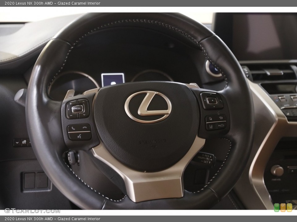 Glazed Caramel Interior Steering Wheel for the 2020 Lexus NX 300h AWD #144228081