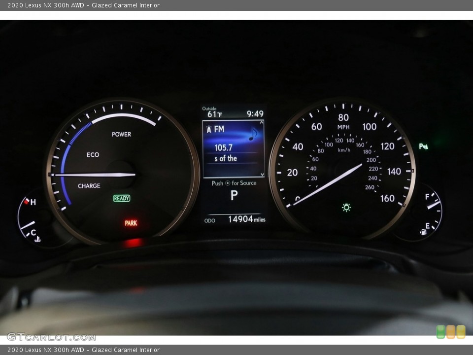Glazed Caramel Interior Gauges for the 2020 Lexus NX 300h AWD #144228102
