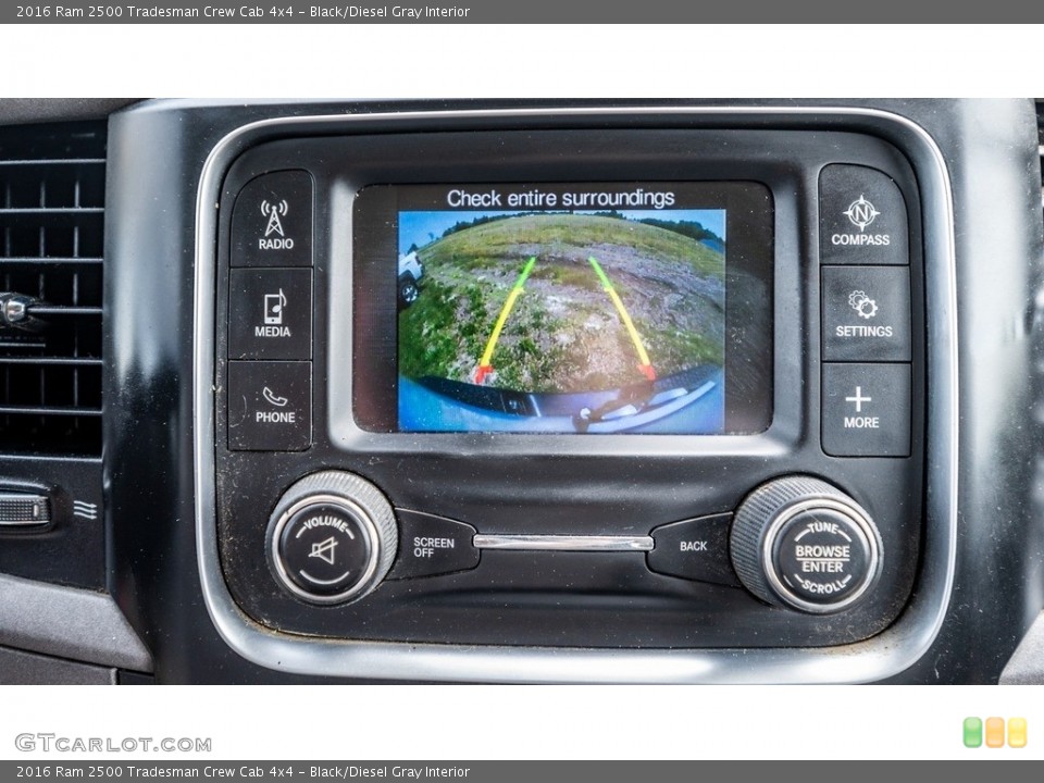 Black/Diesel Gray Interior Controls for the 2016 Ram 2500 Tradesman Crew Cab 4x4 #144228183