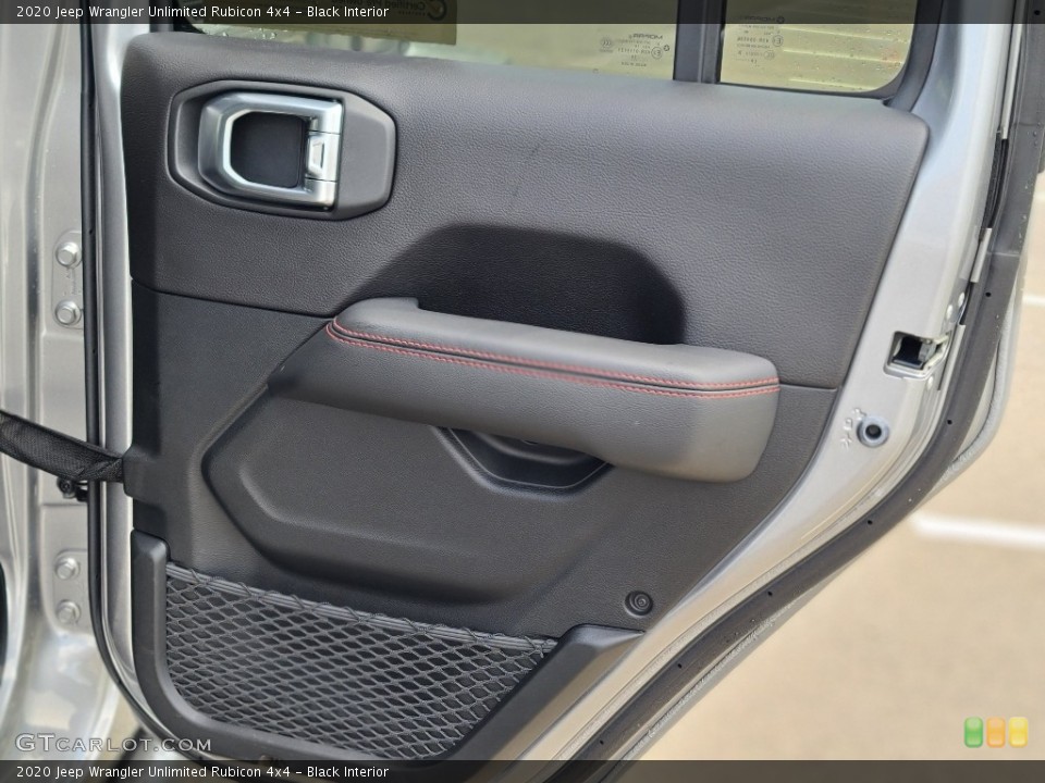 Black Interior Door Panel for the 2020 Jeep Wrangler Unlimited Rubicon 4x4 #144228534