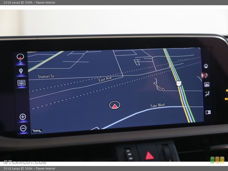Flaxen Interior Navigation for the 2019 Lexus ES 300h #144229011