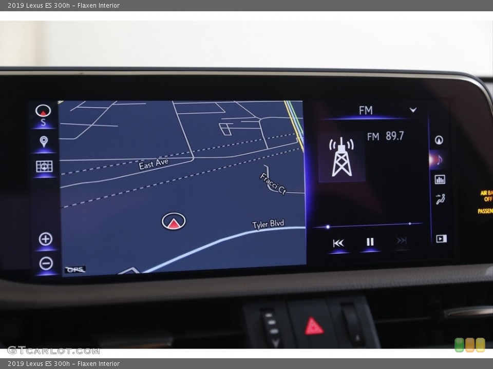 Flaxen Interior Navigation for the 2019 Lexus ES 300h #144229035