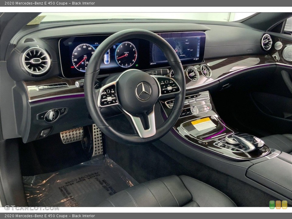 Black Interior Dashboard for the 2020 Mercedes-Benz E 450 Coupe #144229467