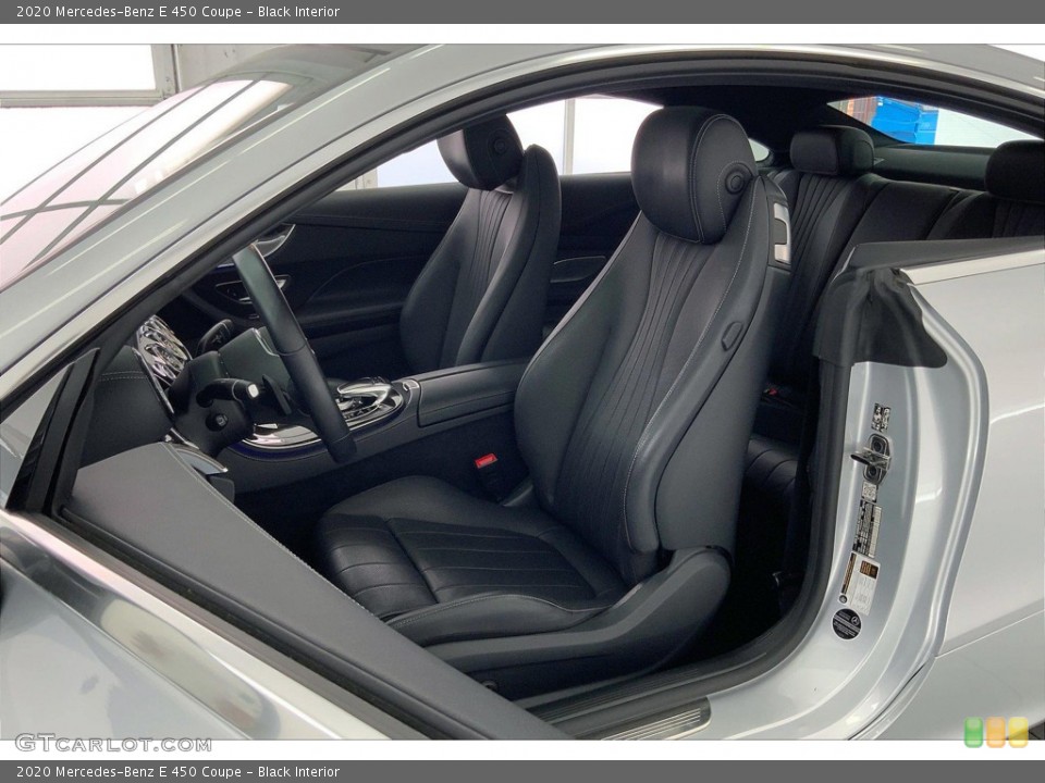 Black Interior Front Seat for the 2020 Mercedes-Benz E 450 Coupe #144229563