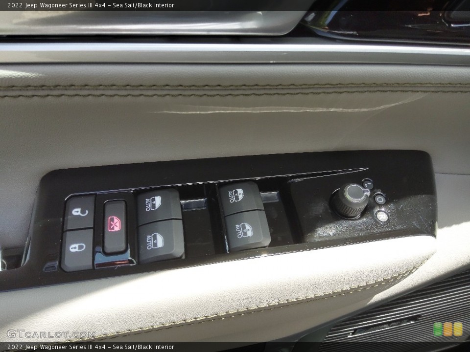 Sea Salt/Black Interior Controls for the 2022 Jeep Wagoneer Series III 4x4 #144229686