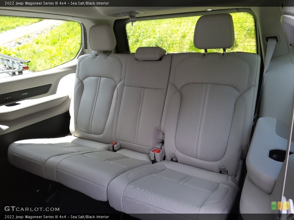 Sea Salt/Black Interior Rear Seat for the 2022 Jeep Wagoneer Series III 4x4 #144229818