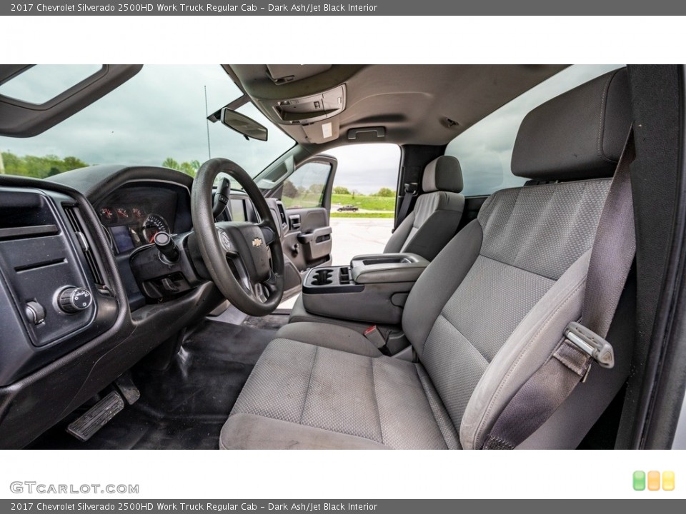 Dark Ash/Jet Black Interior Front Seat for the 2017 Chevrolet Silverado 2500HD Work Truck Regular Cab #144230469