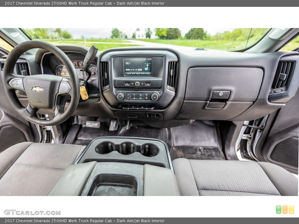 Dark Ash/Jet Black Interior Dashboard for the 2017 Chevrolet Silverado 2500HD Work Truck Regular Cab #144230574