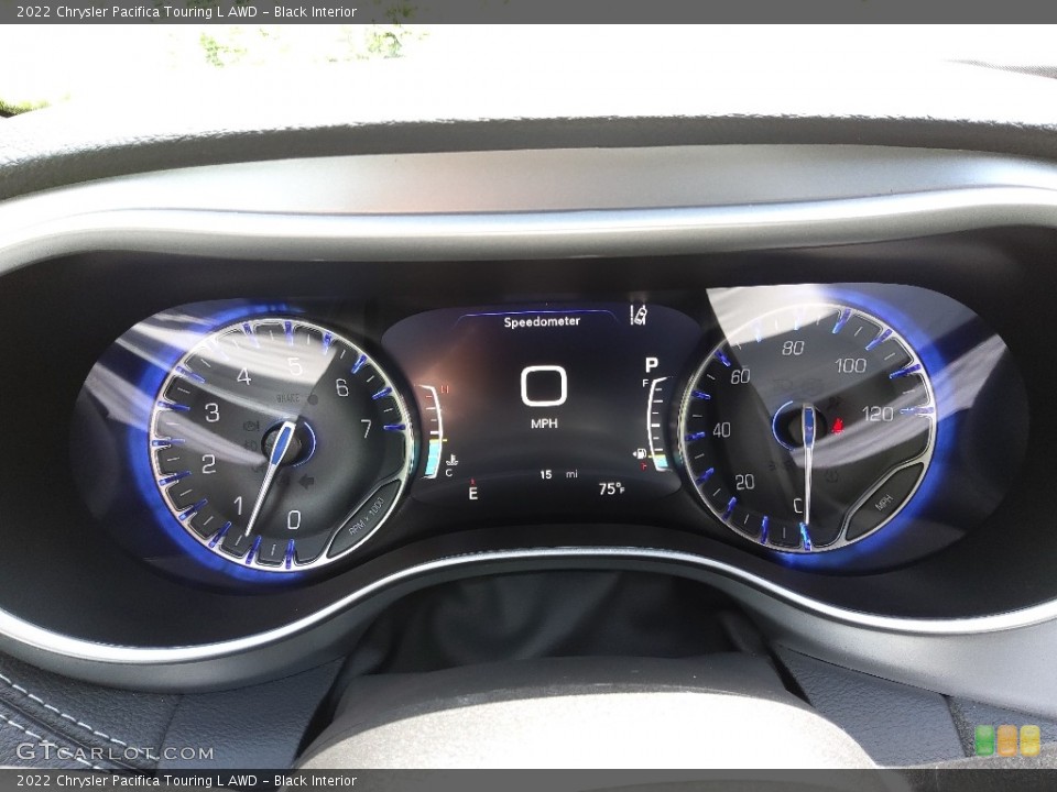 Black Interior Gauges for the 2022 Chrysler Pacifica Touring L AWD #144231084