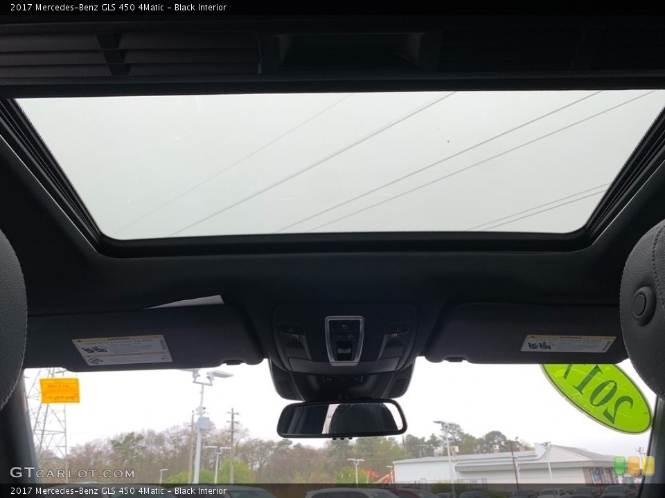Black Interior Sunroof for the 2017 Mercedes-Benz GLS 450 4Matic #144231447