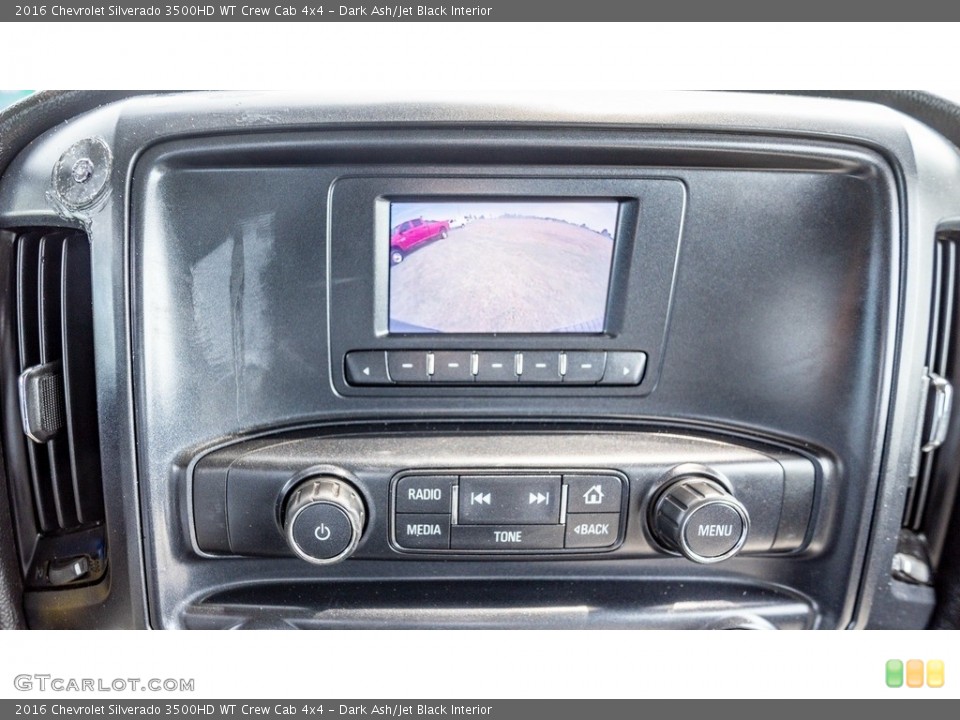Dark Ash/Jet Black Interior Controls for the 2016 Chevrolet Silverado 3500HD WT Crew Cab 4x4 #144231495