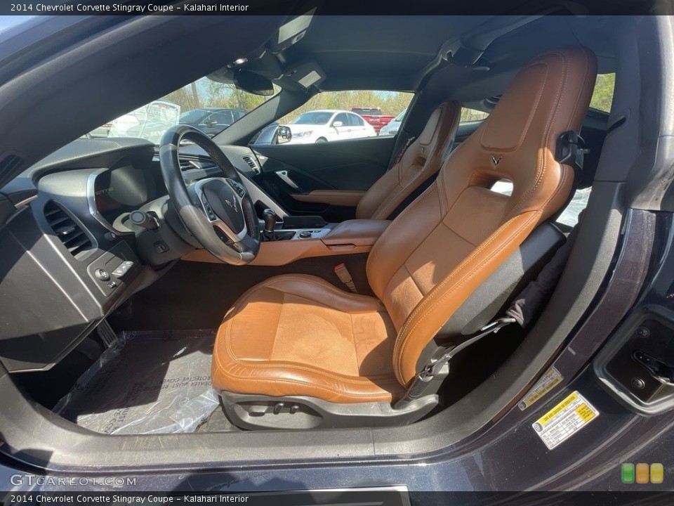 Kalahari Interior Front Seat for the 2014 Chevrolet Corvette Stingray Coupe #144235056