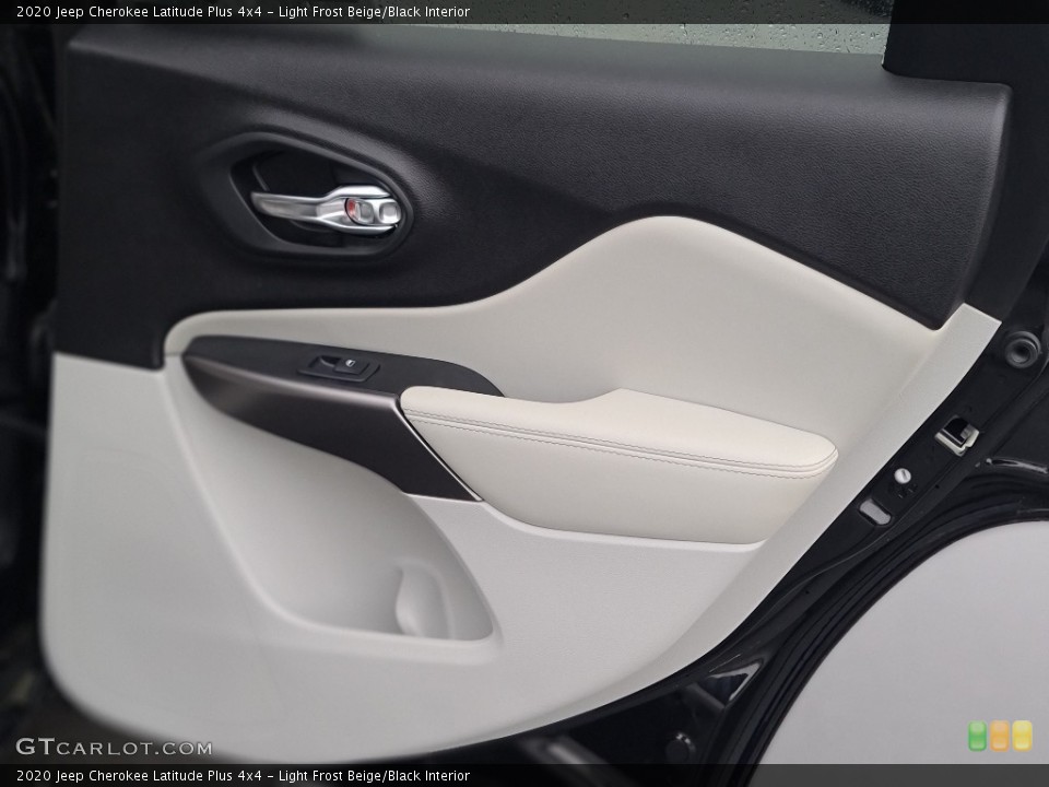 Light Frost Beige/Black Interior Door Panel for the 2020 Jeep Cherokee Latitude Plus 4x4 #144236805