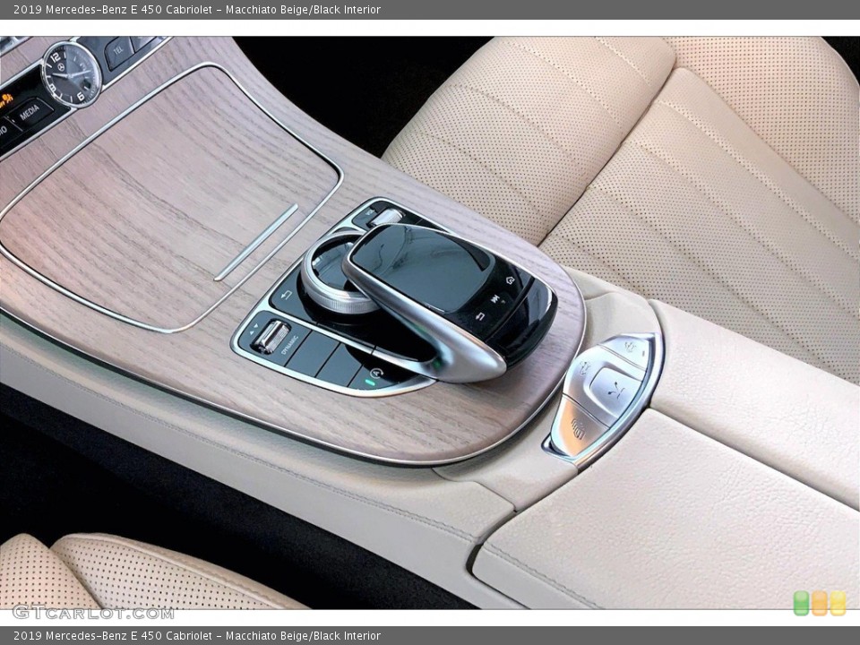 Macchiato Beige/Black Interior Transmission for the 2019 Mercedes-Benz E 450 Cabriolet #144236850