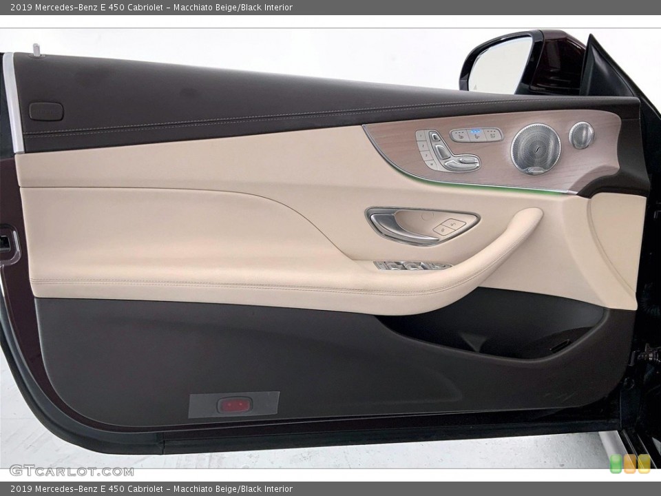 Macchiato Beige/Black Interior Door Panel for the 2019 Mercedes-Benz E 450 Cabriolet #144237063