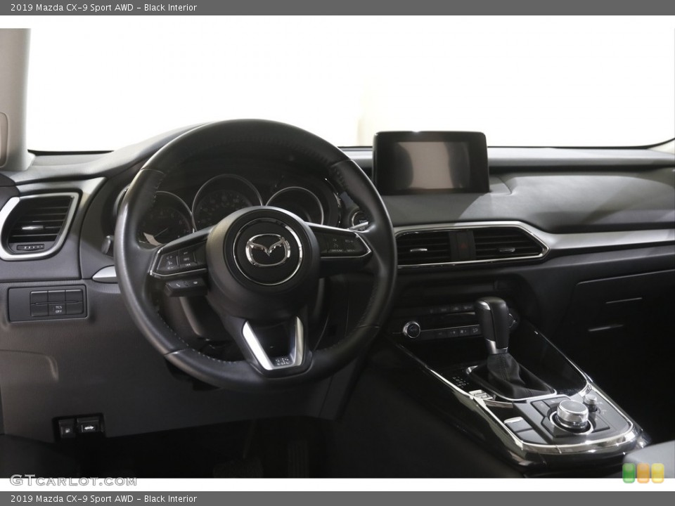 Black Interior Dashboard for the 2019 Mazda CX-9 Sport AWD #144238863